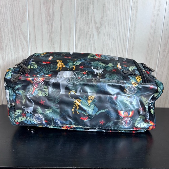 NWOT Lug Tropical Animal Print Trolley XL Cosmetic Bag - Picture 3 of 11